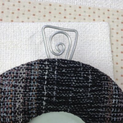 画像2: インテリア小物｜丸いフォトフレーム アジアの織物 ジョムトンコットン