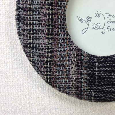 画像4: インテリア小物｜丸いフォトフレーム アジアの織物 ジョムトンコットン