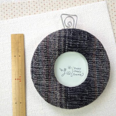 画像5: インテリア小物｜丸いフォトフレーム アジアの織物 ジョムトンコットン