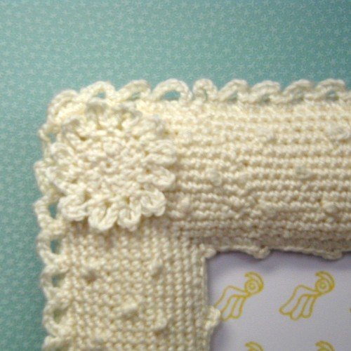 ピンナップ1: 手編みホワイト