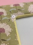 画像4: フォトフレーム｜パステルカラー　花柄 Tilda ファブリック (4)