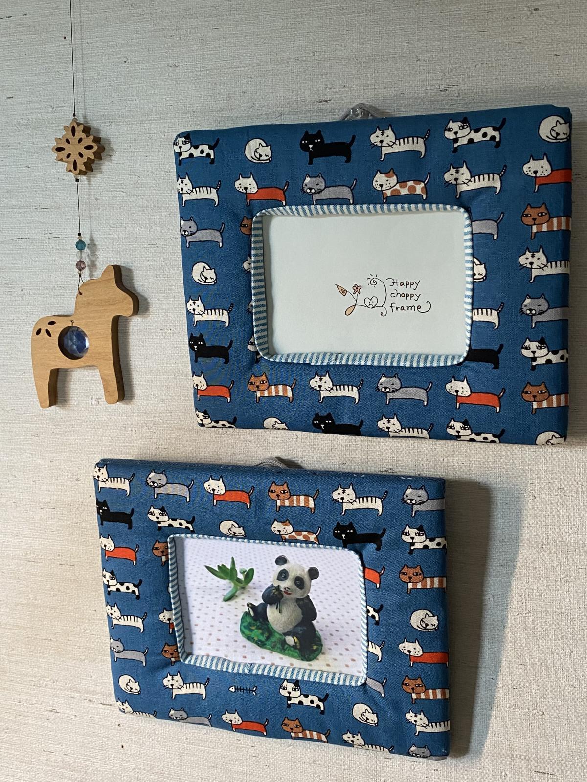 画像10: ネコ柄 可愛いフォトフレーム/ Ｌ判対応 (10)